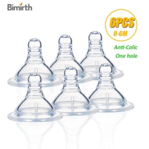 Wide Neck Nipple Kit 6 pcs