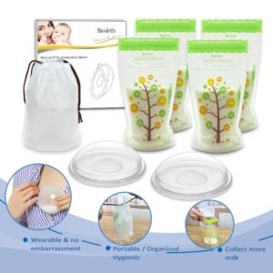 Wearable Breast Milk Collection Shell with Storage Bag