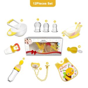 Baby Food Processor Tools Feeder Masher Bowl Feeding Set 12pcs Newborn Gift